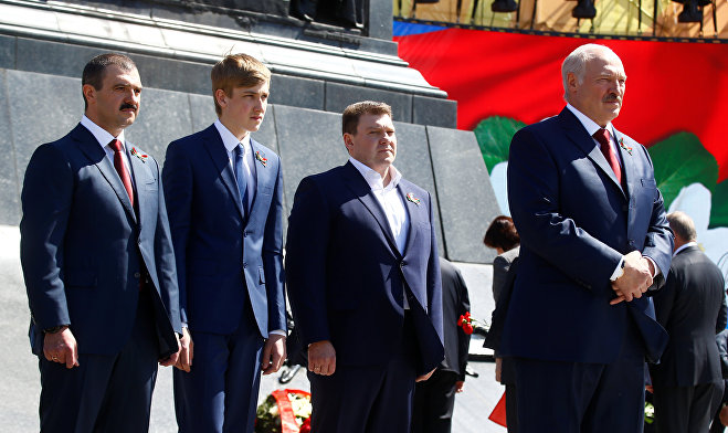 сини Лукашенка: Віктор, Микола, Дмитро 