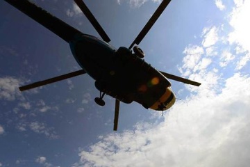 Ukrainische Fallschirmjäger schießen zwei russische Hubschrauber Mi-8 ab