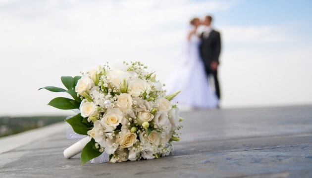 Record number of marriages registered in Ukraine in July