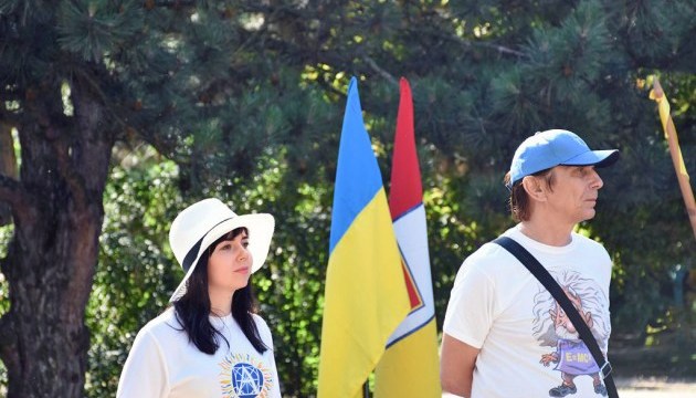В Скадовске проходят международные патриотические 'курсы' для молодежи