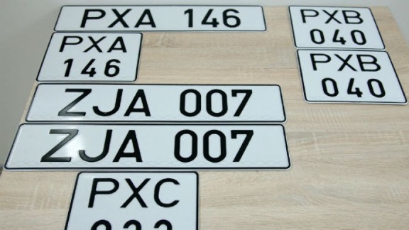 Нейтральные номера для приднестровских автомобилей