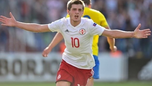 Грузинський футболіст Чакветадзе забив перший м'яч в історії Ліги Націй УЄФА