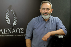 Andreas Loudaros, editor-in-chief of Greek website Orthodoxia.info