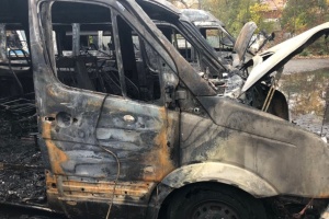 На Київщині торік зафіксували 10 підпалів автомобілів військових