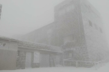 Half a meter of snow fell in Ukraine’s Carpathian mountains