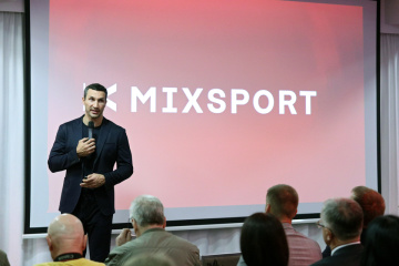 Wladimir Klichko präsentiert neues ukrainisches Web-Sportportal