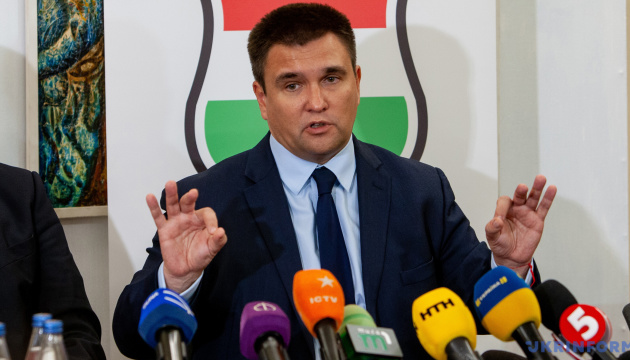 Russian sanctions an attempt to influence Ukraine ahead of elections - Klimkin