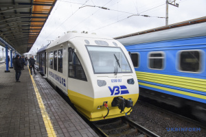 キーウ市~ボリスピリ国際空港間の特急電車の運行開始