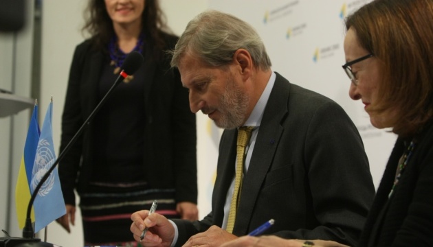 50 Mio. Euro für den Donbass: EU und UNDP unterzeichnen Abkommen - Fotos
