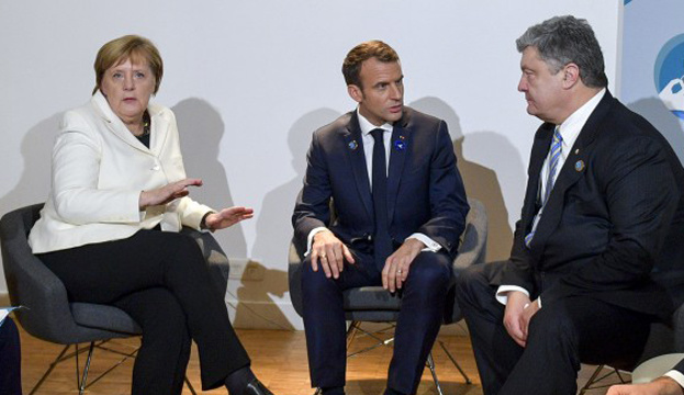 Macron, Merkel call 'elections' in occupied Donbas illegal