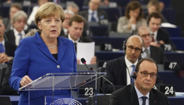 Меркель у Європарламенті: Україна має залишатися транзитною країною