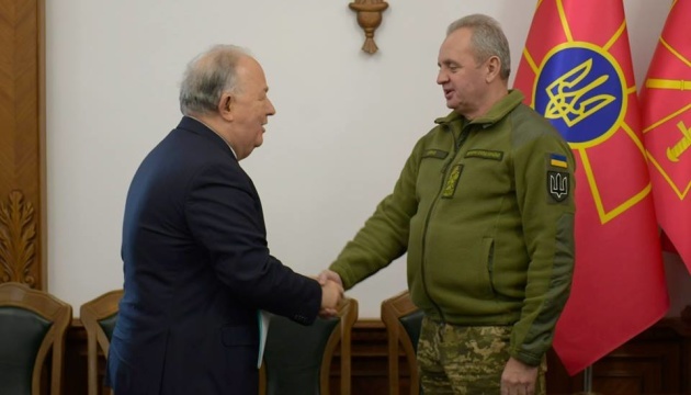 Muzhenko y Apakan discuten la situación en Donbás
