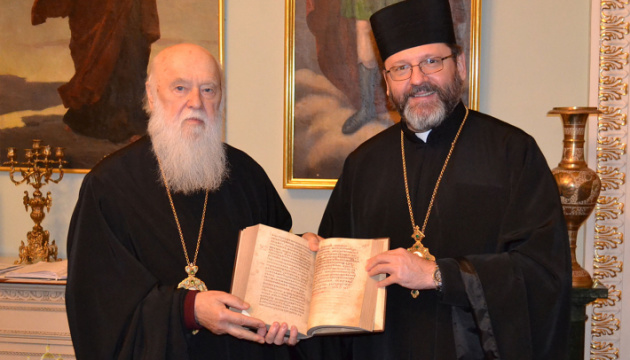 Блаженніший Святослав зустрівся з Патріархом Філаретом
