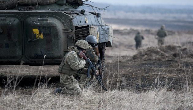 統一部隊作戦：５日の占領者攻撃１５回、ウクライナ兵負傷１名
