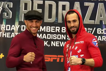 Duelo de miradas entre Lomachenko y Pedraza (Vídeo)