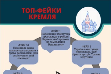 ТОП-10 фейків Кремля. Інфографіка