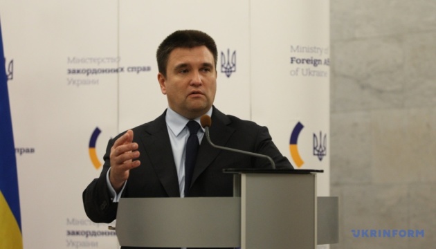 Klimkin participará en la reunión de los ministros de Asuntos Exteriores de la UE el 10 de diciembre