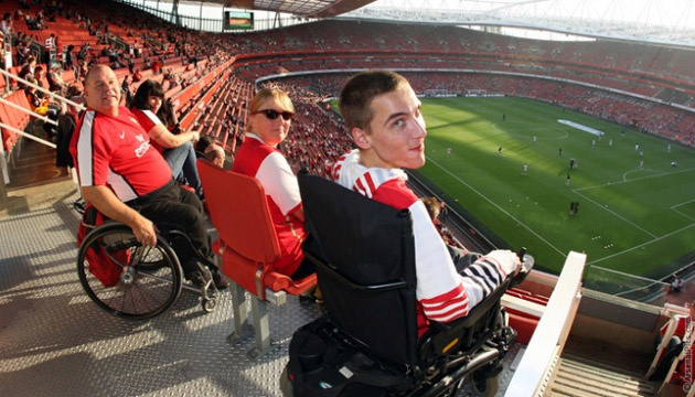 Особи з інвалідністю матимуть безбар'єрний доступ для відвідування спортивних подій