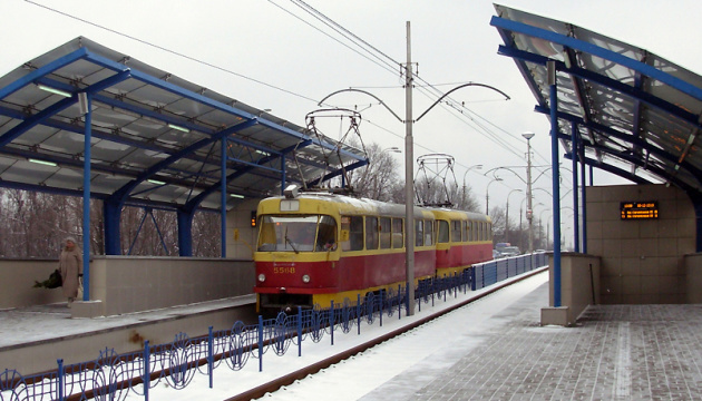 В Києві у ніч на 28 грудня закриють рух швидкісних трамваїв