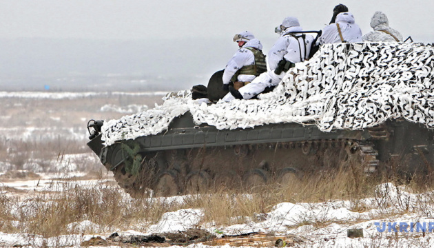 Militants launched five attacks on Ukrainian troops in Donbas in last day