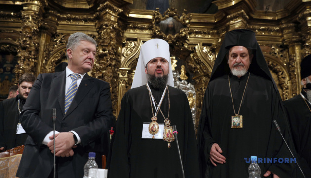 Poroschenko: Vereinigte ukrainische Kirche ist eine Kirche ohne Putin, aber mit Gott und Ukraine