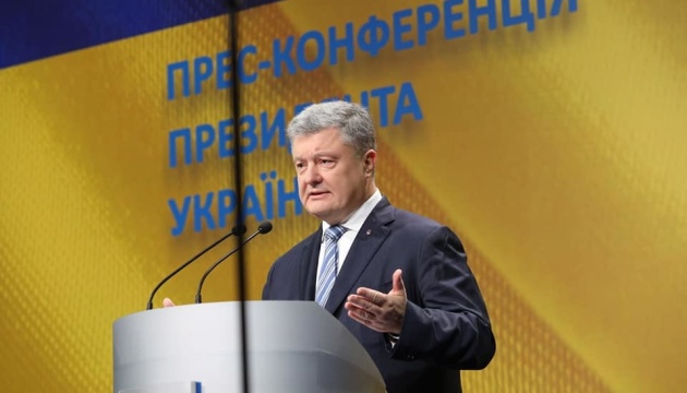 Pressekonferenz von Poroschenko: Putin vermeidet Kommunikation, weil er nichts zu sagen hat