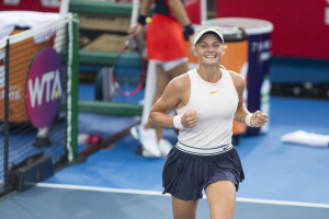 ヤストレムシカが優勝=女子テニス・タイOP