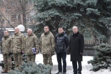 На території Міноборони пролунав Дзвін пам’яті за загиблими бійцями