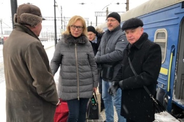 Ukrainian human rights commissioner arrives in Moscow