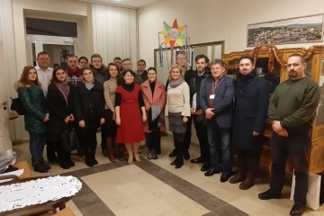 Українські студенти у Любліні завітали до Генконсульства з гучною різдвяною колядою
