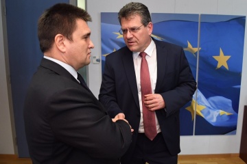 Klimkin, Sefcovic meet in Brussels
