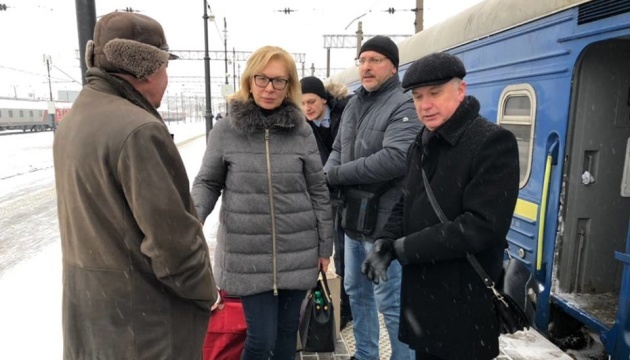 Ukrainische Ombudsfrau Denisowa in Moskau eingetroffen – Foto