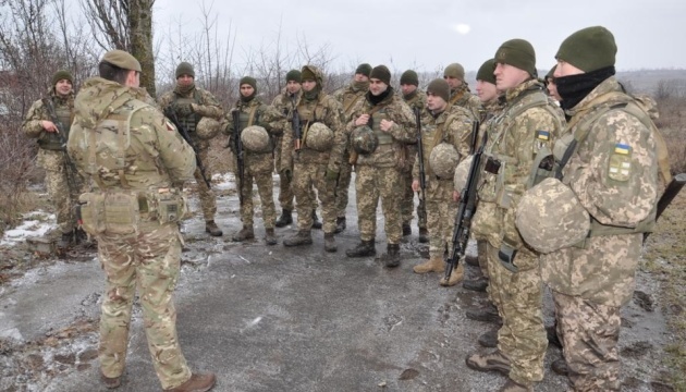 British instructors train Ukrainian marines under operation ORBITAL