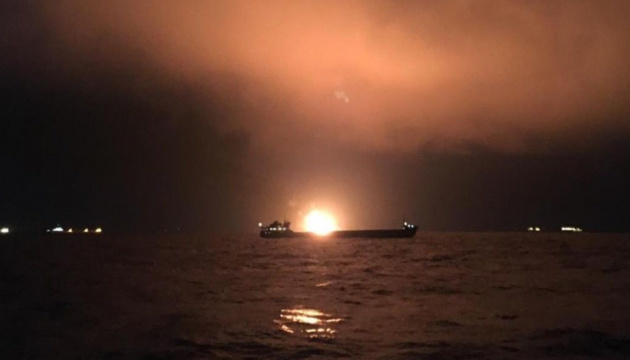 Ministerium für besetze Gebiete und Binnenflüchtlinge über Schiffsbrand vor der Krim: Mit Schiffen kann Gas nach Syrien transportiert werden
