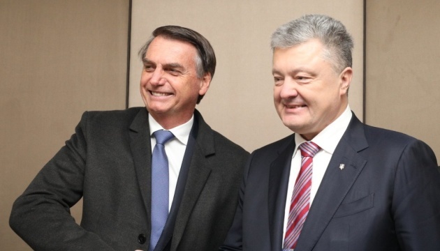 Poroshenko invites Brazil's new president to visit Ukraine