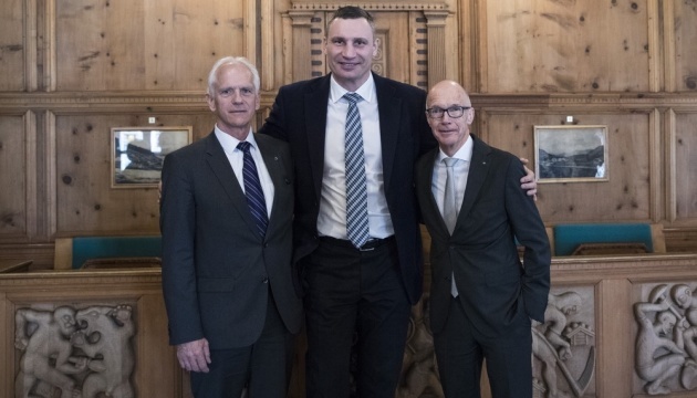 Klitschko in Davos discusses introduction of smart technologies