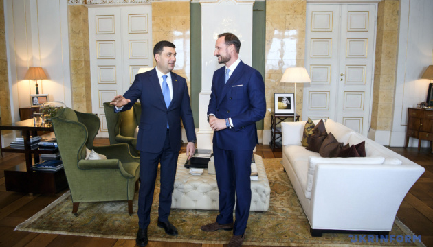 Ukrainian PM, Crown Prince of Norway discuss bilateral relations