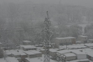 Київ знову засипало снігом