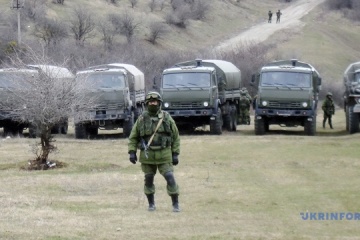 Біля Сімферополя помітили військову колону окупантів