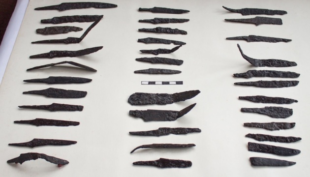 Острозькому заповіднику подарували колекцію старовинних ножів