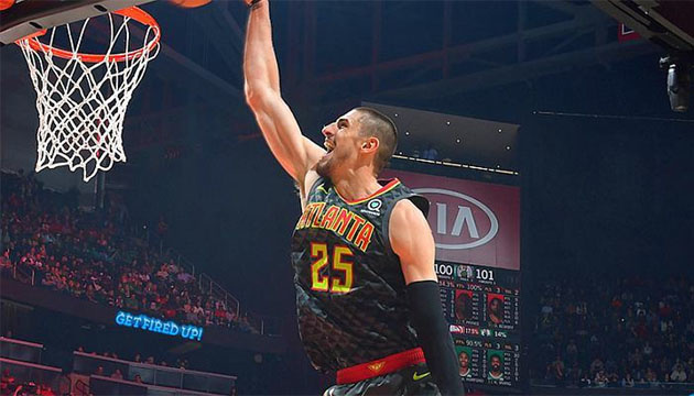 Баскетбол: Лень набрав 4 очки в матчі НБА 