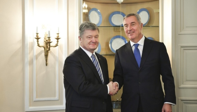 Порошенко вдячний Чорногорії за підтримку санкцій проти РФ