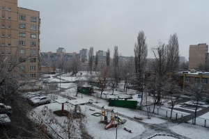 У Києві випав весняний сніг