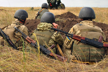 Russian-led forces launch four attacks on Ukrainian troops in Donbas