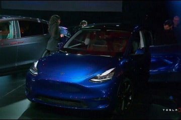 Tesla показала новий електрокар-кросовер Model Y