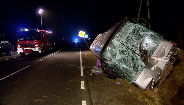 Unfall mit ukrainischem Reisebus in Polen: Busfahrer tot, zwei Verletzte