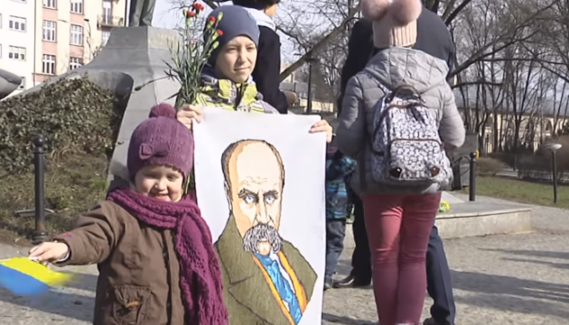 У Варшаві вшанували пам'ять Тараса Шевченка