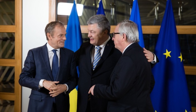 Tusk, Poroshenko at Ukraine-EU mini-summit discuss cooperation priorities for next 5 years