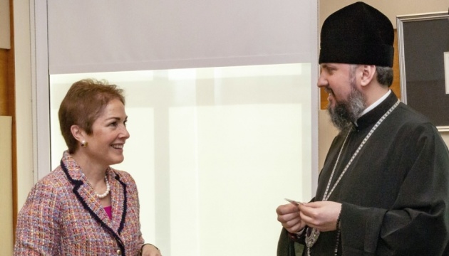 Епіфаній провів зустріч із послом США Марі Йованович