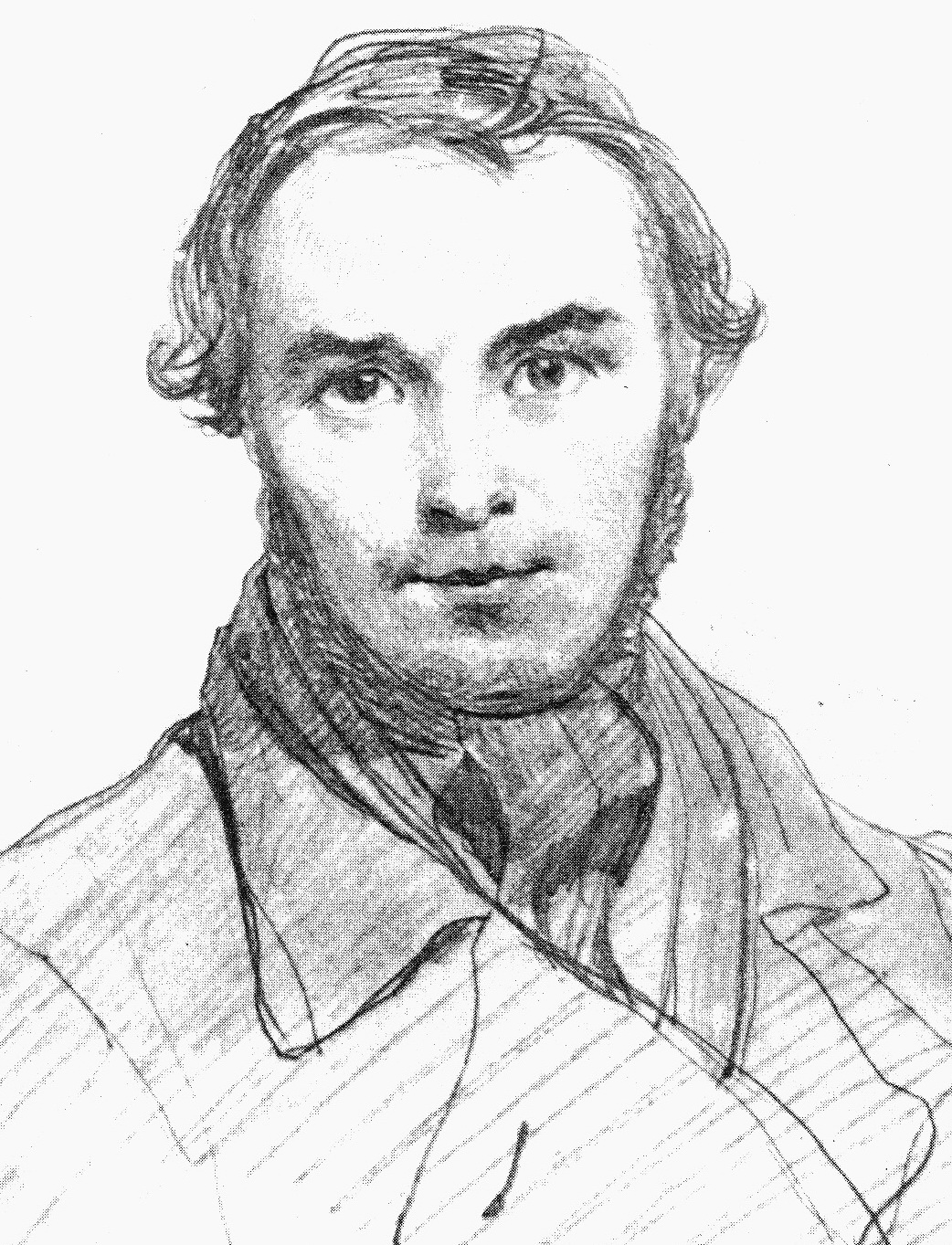 Автопортрет, серпень 1845 р.